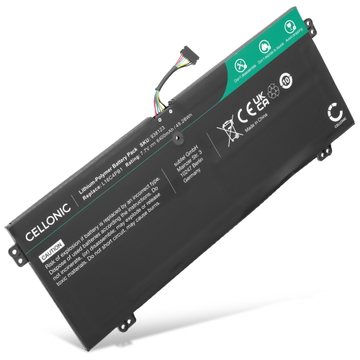 1x Akku Lenovo YG 720-13IKB 80X6006PAU kannettavaan tietokoneeseen - L16C4PB1 (6400 mAh, 7,7 V) tuotemerkiltä CELLONIC