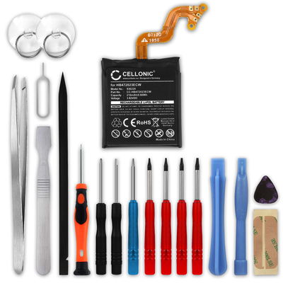 HB472023ECW Battery for Huawei Watch GT2 - 42mm Sport Fitness Tracker Smartwatch Battery Replacement - 210mAh 3.85V Lithium Polymer + Tool-kit
