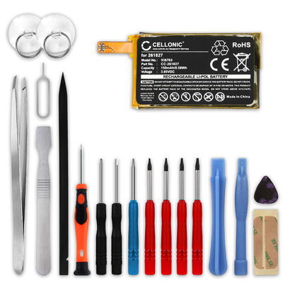 Akku älykelloon FitBit Versa (FB504, FB505) - 150mAh, 3.85V, 261827, R-41021555 vaihtoakku + Työkalu