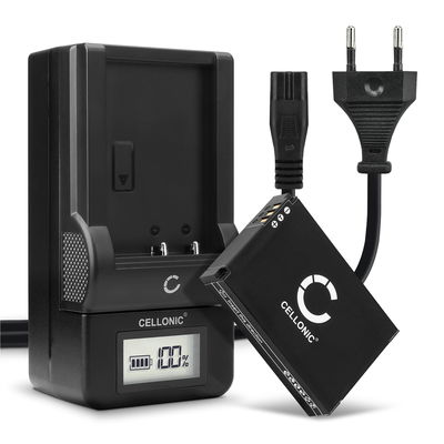 2x Akku + Laturi kameraan Drift Ghost S, Ghost S HD, Drift HD Ghost / Drift FXDC02 / Drift 72-011-00 - FXDC02 72-011-00 (1750mAh, 3.7V) tuotemerkiltä CELLONIC