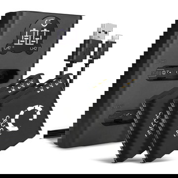 2x DB-110 Batteries for Ricoh GR III GR IIIx G900 G900SE WG-6 Compact Cameras - 1180mAh Ricoh DB-110 Battery Replacement + USB LCD Dual Smart Charger