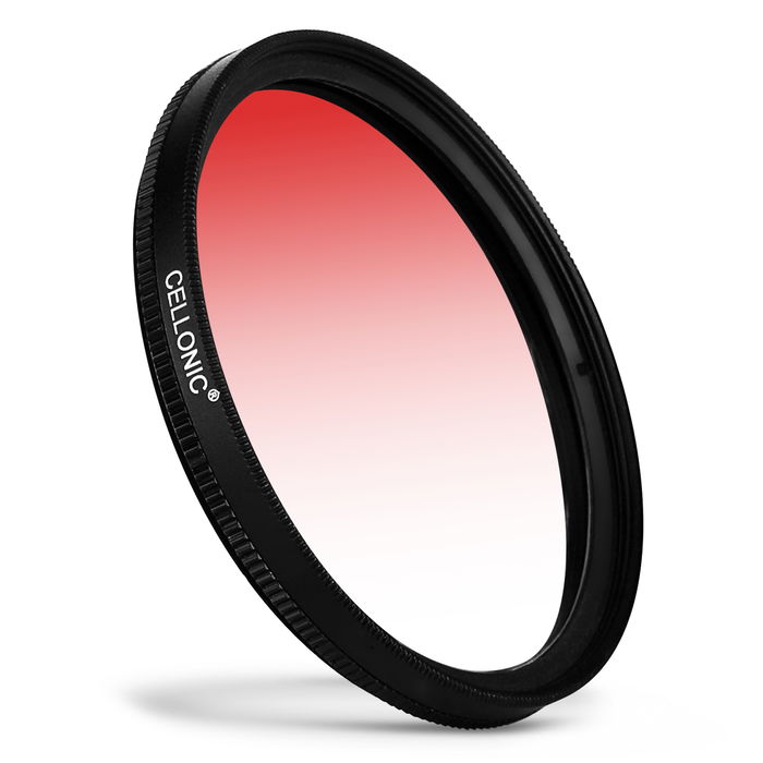 Graduated color filter Red for Olympus M.Zuiko - Ø 46mm Gradient Filter