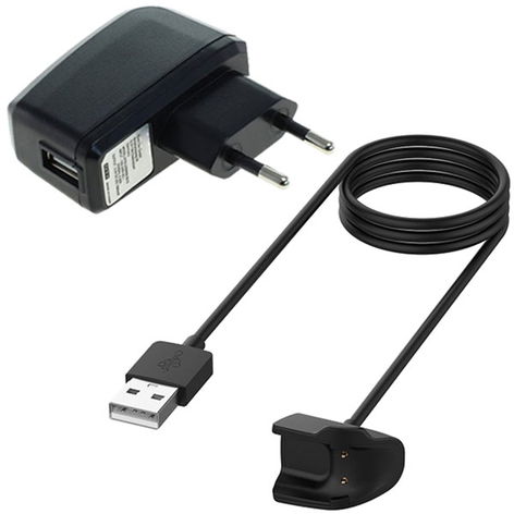 Laturi älykelloon Samsung Galaxy Fit e (SM-R375) - virtajohto + USB Kaapeli 5W, 5V