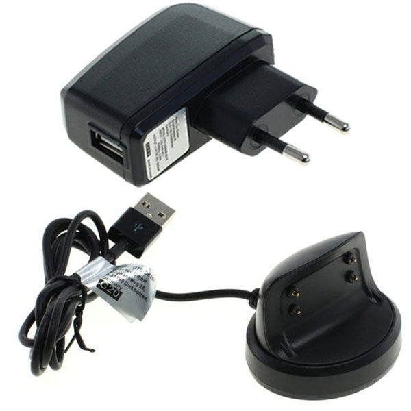 Laturi älykelloon Samsung Gear Fit 2 (SM-R360) / Gear Fit 2 Pro (SM-R365) - virtajohto 5W, 5V