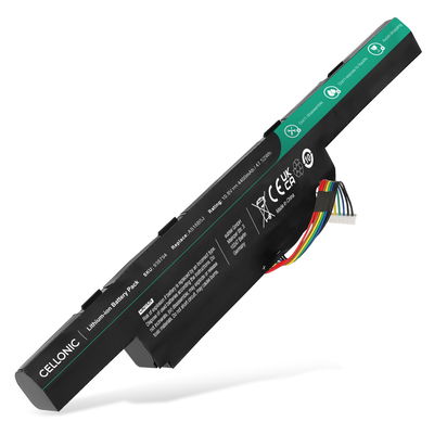 Akku tietokoneeseen Acer Aspire E5-575, E5-573G, E5-575G, E5-573, E5-573G, E5-575TG, E5-573T, E5-774, Travelmate P259-G2-M, P259-G2-MG, AS16B5J, AS16B8J - 10.8V 4400mAh tuotemerkiltä CELLONIC
