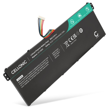 Akku Acer Aspire ES15, R3, R5, 3 A317-52; TMP238 kannettavaan tietokoneeseen - AC14B3K (3600 mAh, 15,2 V) tuotemerkiltä CELLONIC