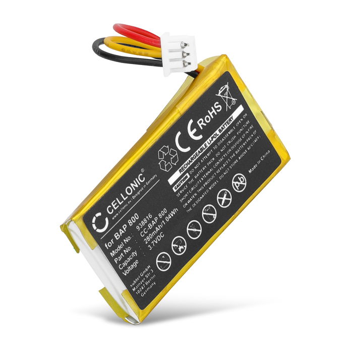 Akku kuulokkeisiin Sennheiser RS 5000, Flex 5000, Set 880 - 280mAh tuotemerkiltä CELLONIC