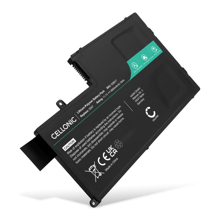 Akku tietokoneeseen Dell Inspiron 15 5000 / Latitude 3450 / Latitude 3550 - P39F, TRHFF, 3800mAh, 11.1V vaihtoakku