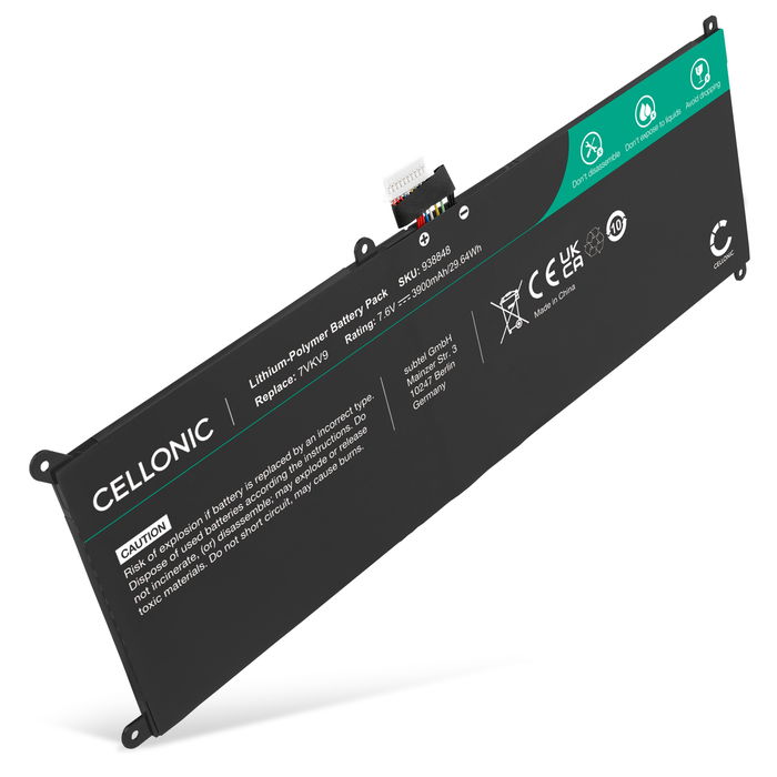 Dell Latitude 12 7275 akku tuotemerkiltä subtel, 3900mAh tietokoneen akku