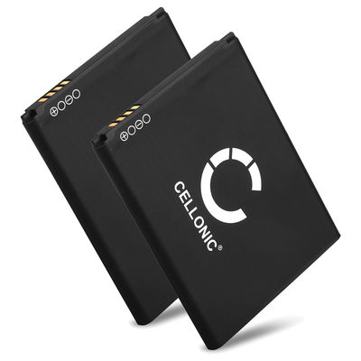 2x Akku kännykkään Samsung Galaxy S3 / S3 Neo - EB-L1G6LLA, 2100mAh, 3.6V - 3.7V vaihtoakku
