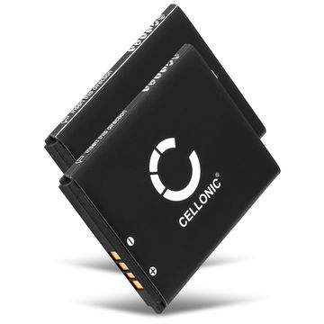 2x Akku kännykkään Alcatel One Touch 602 / 710 / 806 / 815 / 880 / Miss Sixty - BY42, CAB3120000C1, 800mAh, 3.7V vaihtoakku