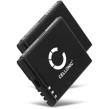 2x Akku kännykkään Nokia N95 8GB / N78 / N79 - BL-6F, 1200mAh, 3.6V - 3.7V vaihtoakku