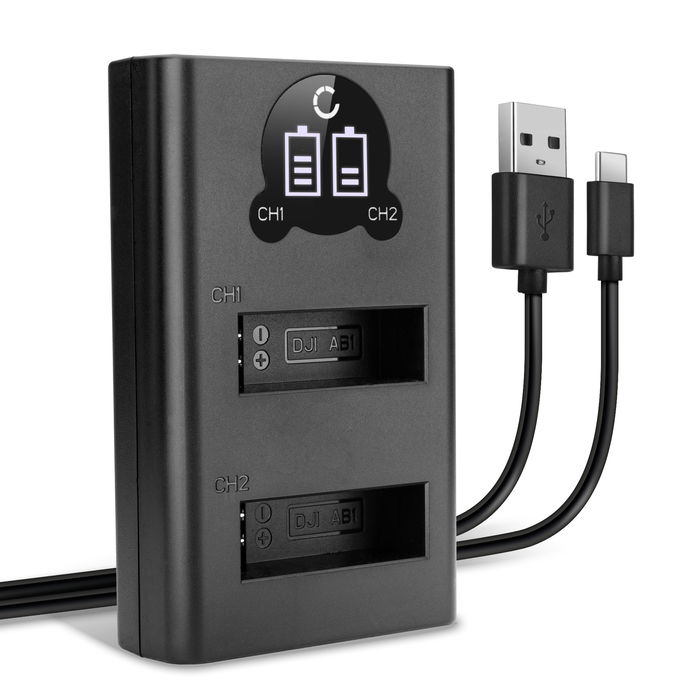 USB Tupla Laturi DJI CP.OS.00000020.01 Latausasema kaksoislaturi Verkkolaturi