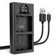 Dual Charger + USB Cable