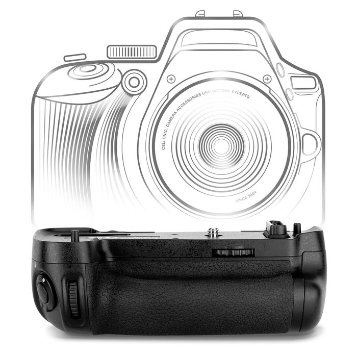 Pystykuvauskahva Nikon MB-D16 kameraan. Akkukahvassa omat painikkeet, 3 vuoden takuu
