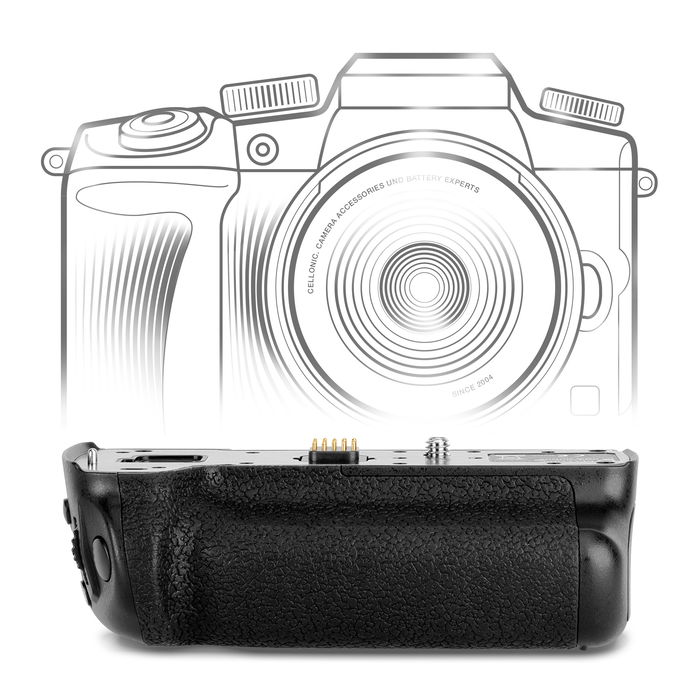DMW-BGGH5 akkukahva Panasonic Lumix GH5, Lumix GH5 II kameraan – DMW-BLF19 pystykuvauskahva