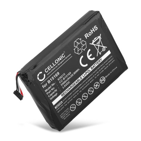 Battery for Ring Stick Up Cam; Video Doorbell 1 B15169 (5500mAh, 3.8V) from CELLONIC