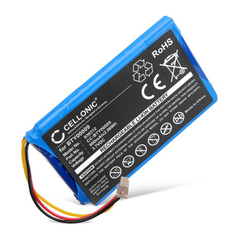 Vaihtoakku laitteelle Ingenico Vital Act 3S; LEC-V03.00-0242 BTY00009, FPS16020002419 (800 mAh, 3,7 V) tuotemerkiltä CELLONIC