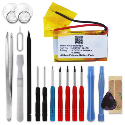 Akku älykelloon FitBit Surge - 100mAh, 3.7V, LSSP491524AE vaihtoakku + Työkalu