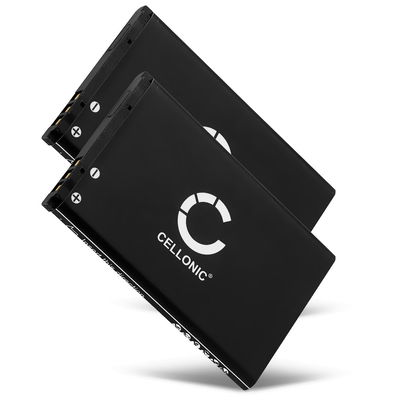 2x Akku kännykkään Texet TD-D109 / TM-B111 / TM-B210 / TM-B310 / TM-B312 / TM-B415 / TM-D105 / TM-D107 / TM-D108 / TM-D205 / Bea-fon S33 - AK-C140, 900mAh, 3.7V vaihtoakku