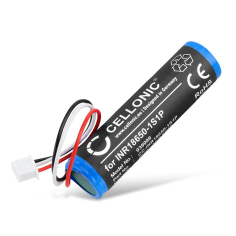 Vaihtoakku laitteelle Theradome LH40; LH80, LH80 Pro INR18650-1S1P (2600 mAh, 3,7 V) tuotemerkiltä CELLONIC