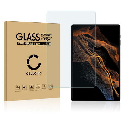 Näytönsuojalasi tablettiin Samsung Galaxy Tab S8 ultra X906B - 2.5D, 9H, 0,33mm, Full Glue, Läpinäkyvä, CELLONIC