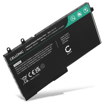 1x Akku Dell Latitude 5410, 5400, 5510, 5500, 15 5510 kannettavaan tietokoneeseen - (4000 mAh, 11,4 V) tuotemerkiltä CELLONIC