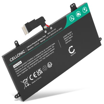 Akku tietokoneeseen Dell Latitude 12 5285, Latitude 12 5285 2-in-1, Latitude 5289, Latitude 5290 2-in-1 7.6V 4800mAh tuotemerkiltä CELLONIC