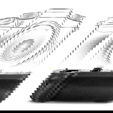 DMW-BGGH3 akkukahva Panasonic Lumix GH3, GH3A, GH3H, GH4, GH4A kameraan – DMW-BLF19 pystykuvauskahva
