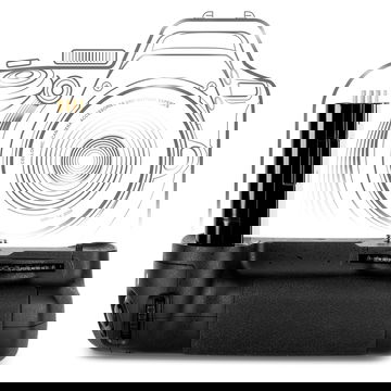 MB-D200 akkukahva Nikon D200 kameraan – EN-EL3e pystykuvauskahva