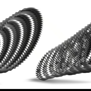 8 x suodinadapteri kameraan, step up -kierteenmuuntorengas suotimeen ja linssiin