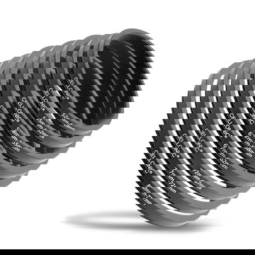 8 x suodinadapteri kameraan, step down kierteenmuuntorengas suotimeen ja linssiin