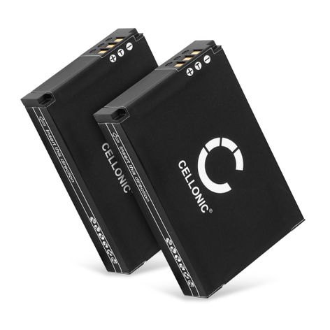 2x Akku kameraan Drift Ghost S, Ghost S HD, HD Ghost - FXDC02 72-011-00 (1750mAh, 3.7V) tuotemerkiltä CELLONIC