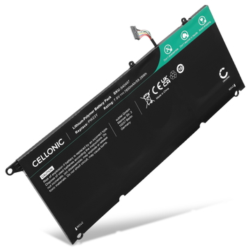 1x Akku Dell XPS 13 9360 kannettavaan tietokoneeseen - PW23Y (7800 mAh, 7,6 V) tuotemerkiltä CELLONIC