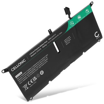Akku tietokoneeseen Dell XPS 13 9380, XPS 13 9390, DXGH8, G8VCF, H754V 7.4V 5500mAh tuotemerkiltä CELLONIC