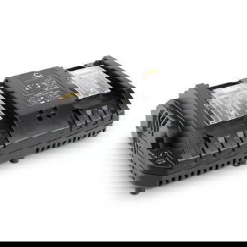 Tupla-akkulaturi Makita 14.4V-18V litiumioniakuille sähkötyökaluun - CELLONIC laturi korvaa laturit DC18RCT, DC18RC,DC18RA, DC18SD