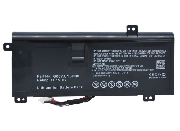 Akku tietokoneeseen Dell Alienware M14X R1, M14X R3, P39G, M14x R4, A14 - G05YJ,Y3PN0,8X70T, 4400mAh, 11.1V vaihtoakku