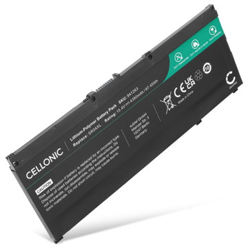 Akku tietokoneeseen HP Omen 15, Pavilion 15-CE, SR04XL, SR03XL - 15.4V 4380mAh tuotemerkiltä CELLONIC