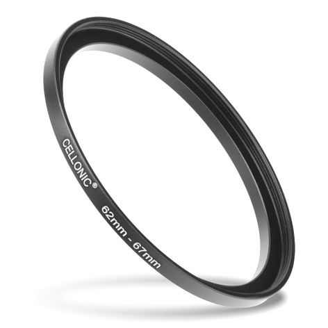 62mm - 67mm Step Up Ring Camera Filter Adapter for Camera Lenses from CELLONIC