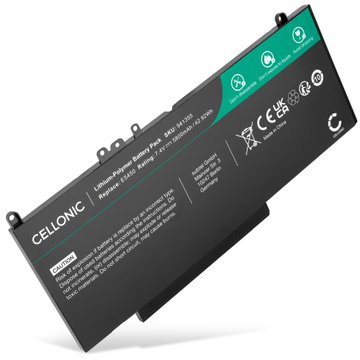 Akku tietokoneeseen Dell Latitude E5550, E5450, E5250, 3160, 3150 7.4V 5800mAh tuotemerkiltä CELLONIC