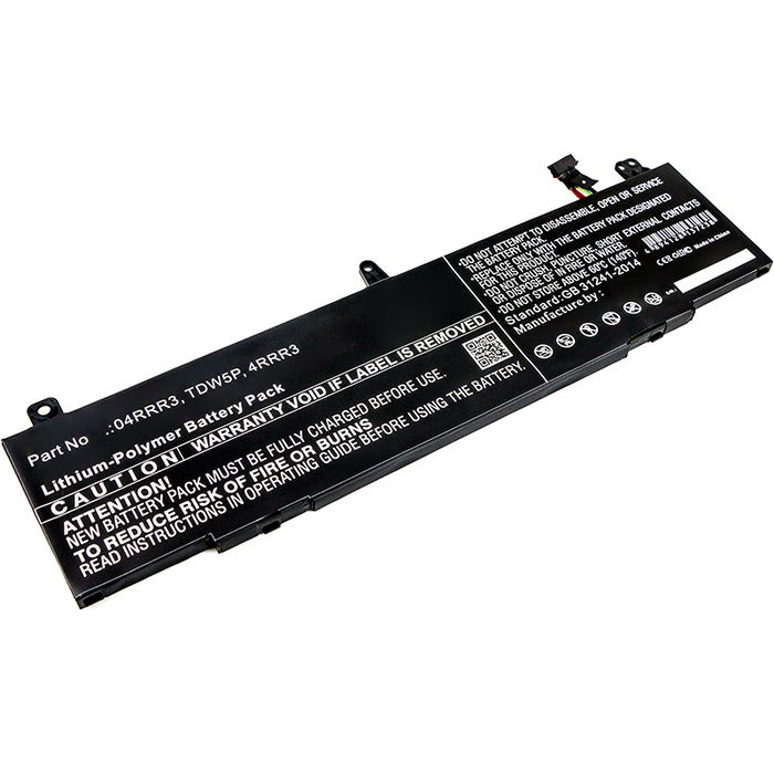 Akku kannettavaan tietokoneeseen Dell Alienware 13 R3 - 4800mAh 15.4V
