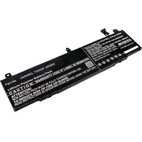 Akku Dell Alienware 13 R3 kannettavaan tietokoneeseen - 4RRR3 (4800 mAh, 15,4 V) tuotemerkiltä subtel