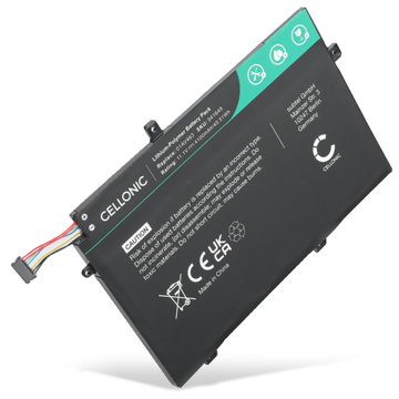 Akku tietokoneeseen Lenovo ThinkPad L480, L590, L490, L580,L15 Gen 1, Gen2, L14 Gen 1, Gen 2, L17C3P52, 01AV463 - 11.1V 4100mAh tuotemerkiltä CELLONIC