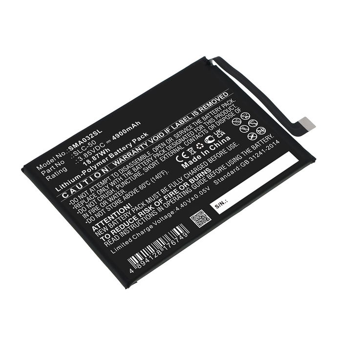 Akku kännykkään Samsung Galaxy A03 Core (SM-A032) - SLC-50, 4900mAh, 3.85V vaihtoakku