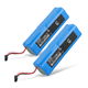 2x Akku SUN-INTE-181,NR18650 M26-4S2P (5200 mAh, 14,4 V)