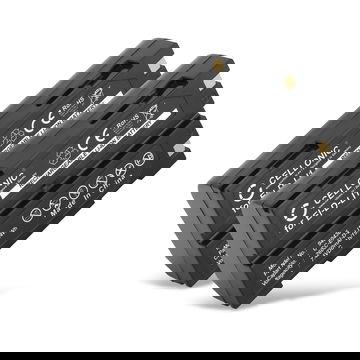 2x Akku kodintekniikkaan HP Photosmart C912 / Pentax EI-2000, EI-D-LI1 / Trimble R4, R6, R7, R8 - 2600mAh, 7.4V, EI-D-LI1 vara-akku