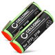 2x Akku 3731 (2500 mAh, 1,2 V)