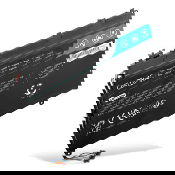 Battery for Dell Latitude 13 (7350), P58G, 271J9, 3WKT0, GWV47, YX81V 11.4V 3000mAh from CELLONIC