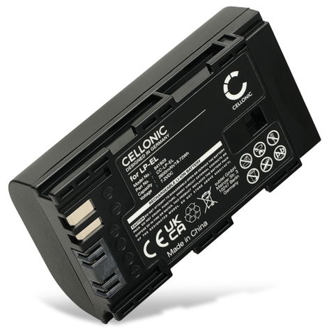 Akku kameraan Canon DS401231; Speedlite EL-5, EL‑1 - LP-EL (2600 mAh, 7,2 V) tuotemerkiltä CELLONIC
