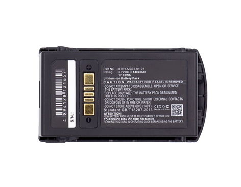 Akku Motorola MC3200; MC32N0; Zebra MC3200; MC32N0 viivakoodinlukijaan - Motorola BTRY-MC32-52MA-10 (4800 mAh, 3,7 V) tuotemerkiltä CELLONIC